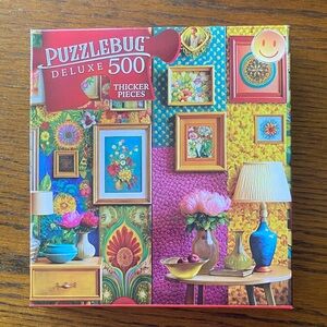 3/$10 500 Piece Puzzle "VIBRANT RETRO LIVING"